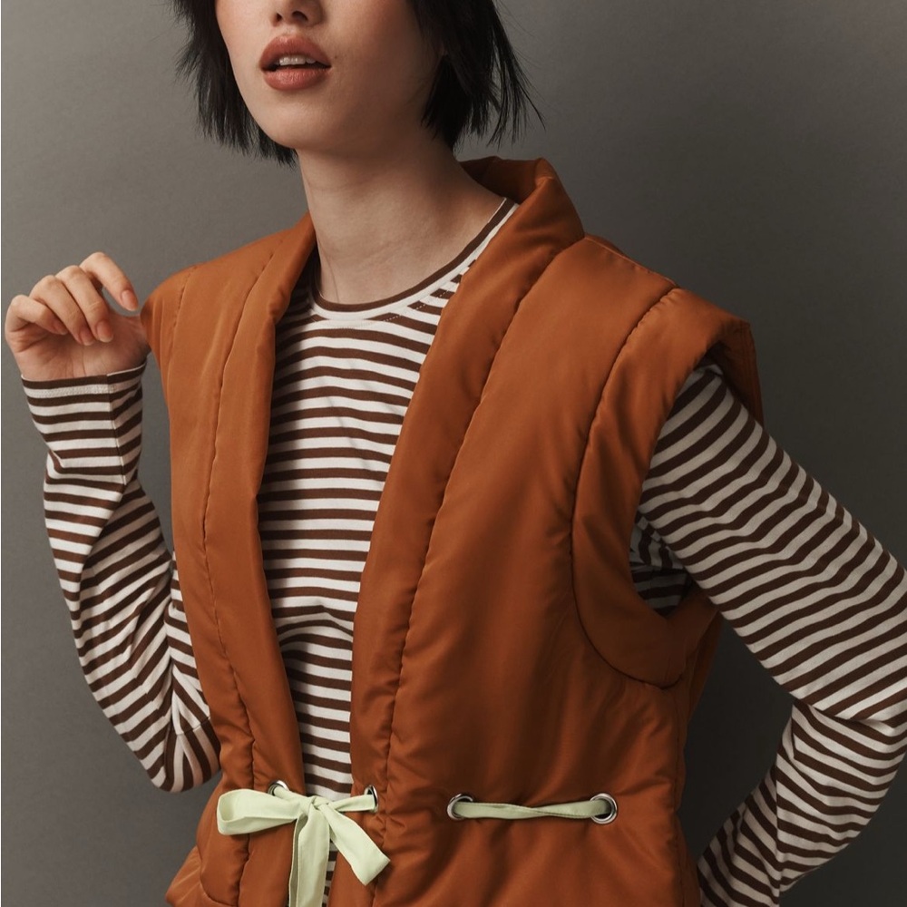 Daily Practice Puffer Women's Orange Vest